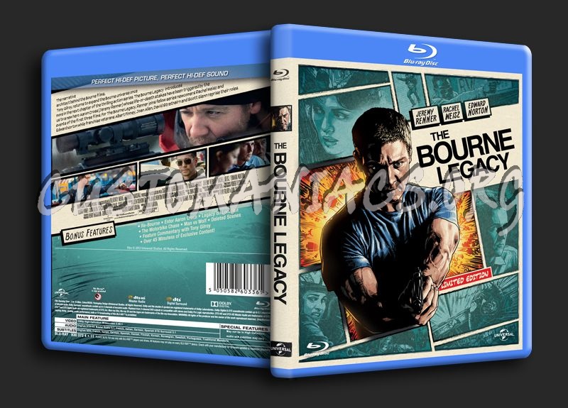 The Bourne Legacy blu-ray cover