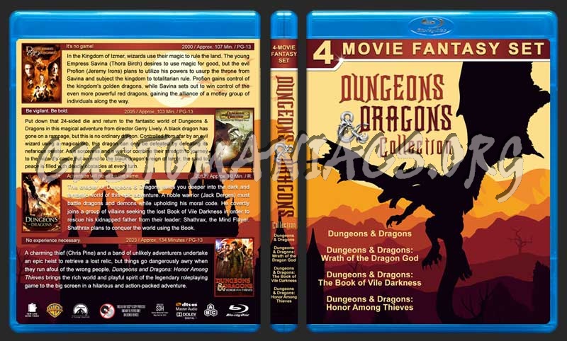 Dungeons & Dragons Collection blu-ray cover