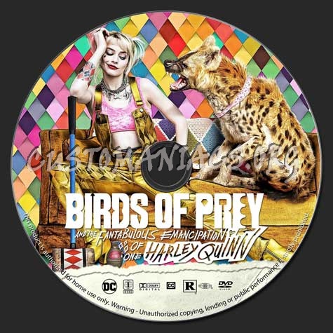 Birds of Prey And the Fantabulous Emancipation of One Harley Quinn dvd label