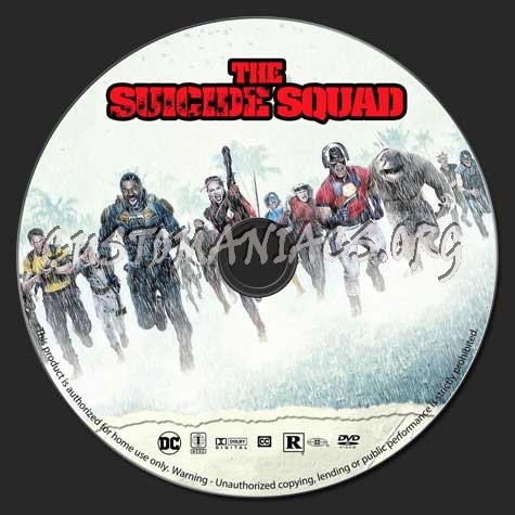 The Suicide Squad dvd label