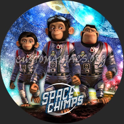 Space Chimps dvd label