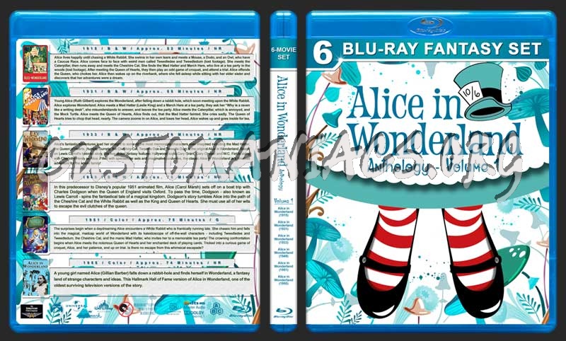 Alice in Wonderland Anthology - Volume 1 blu-ray cover