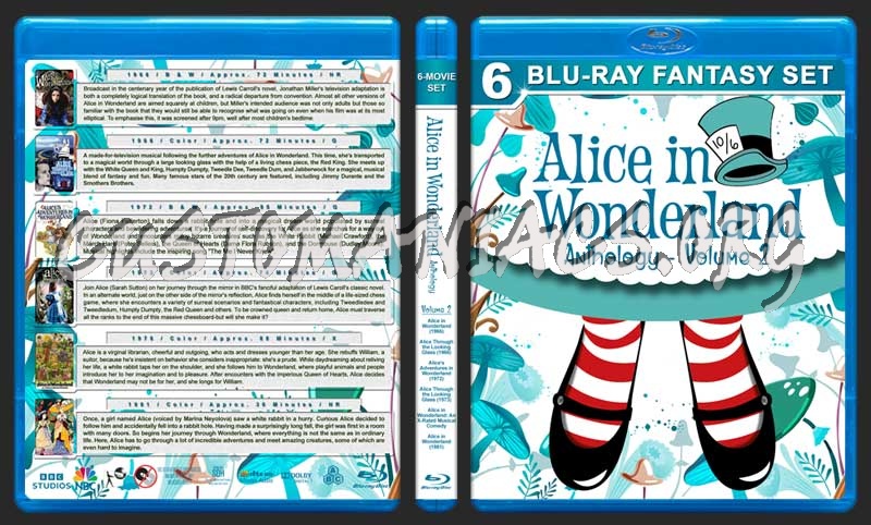 Alice in Wonderland Anthology - Volume 2 blu-ray cover