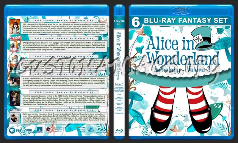 Alice in Wonderland Anthology - Volume 3 blu-ray cover