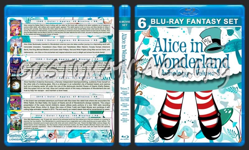 Alice in Wonderland Anthology - Volume 5 blu-ray cover