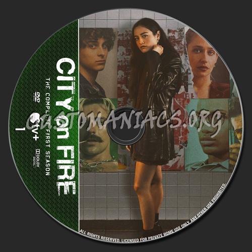 City On Fire Season 1 dvd label