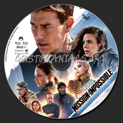 Mission: Impossible - Dead Reckoning Part One blu-ray label