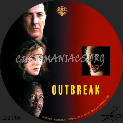 Outbreak dvd label