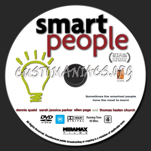 Smart People dvd label