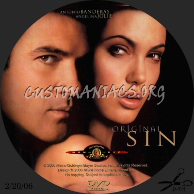 Original Sin dvd label