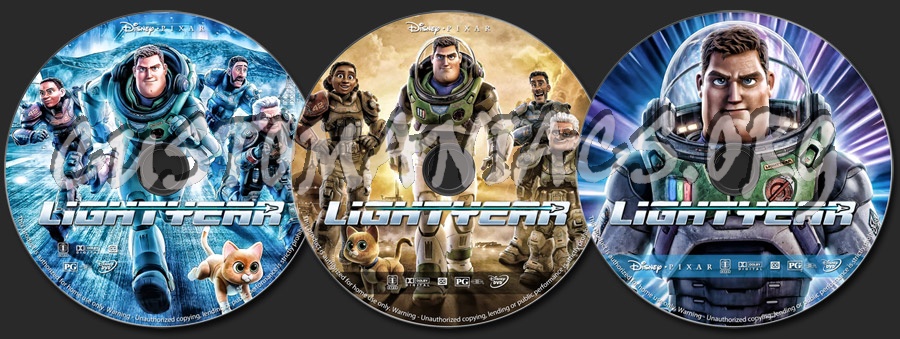 Lightyear dvd label