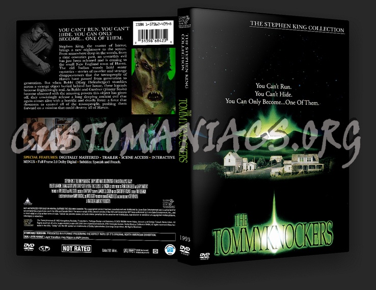 The Tommyknockers dvd cover