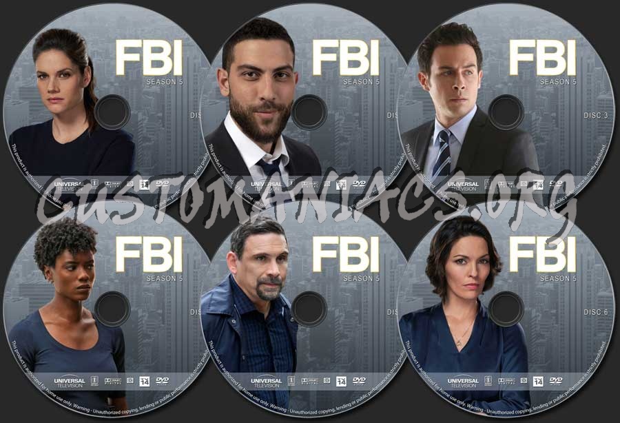 FBI - Season 5 dvd label