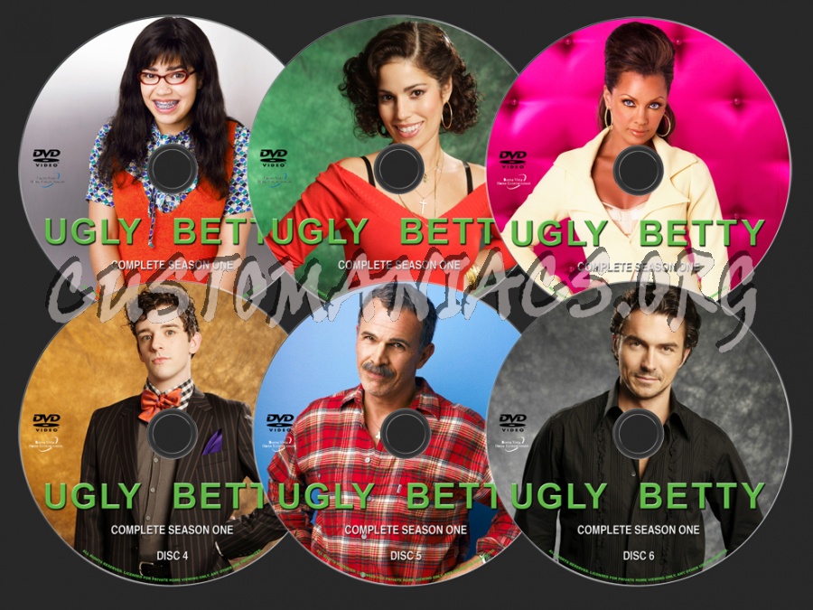 Ugly Betty Season 1 dvd label