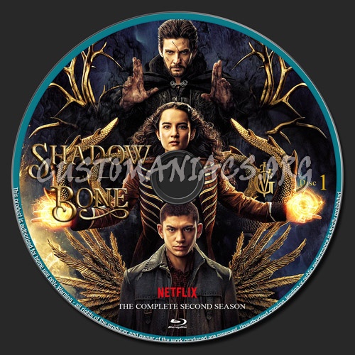 Shadow & Bone Season 2 blu-ray label