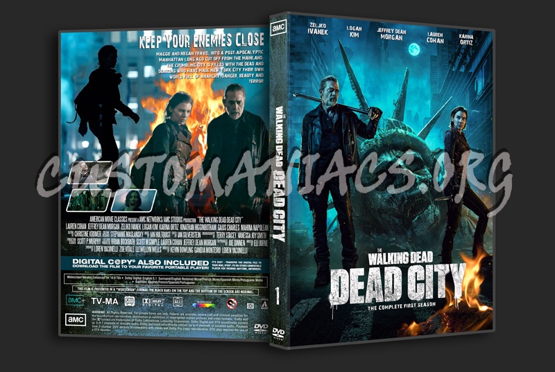 The Walking Dead:Dead City Season 1 dvd cover