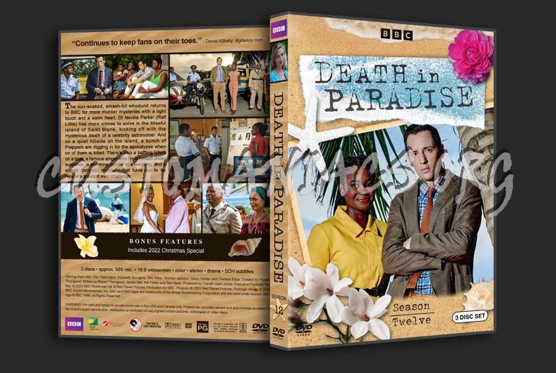 Death In Paradise - Season 12 dvd cover