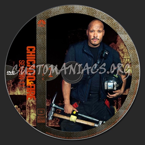 Chicago Fire - Season 11 labels dvd label