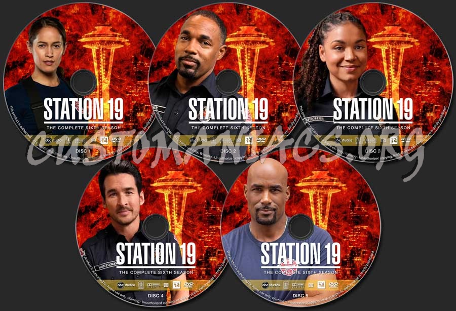 Station 19 - Season 6 dvd label