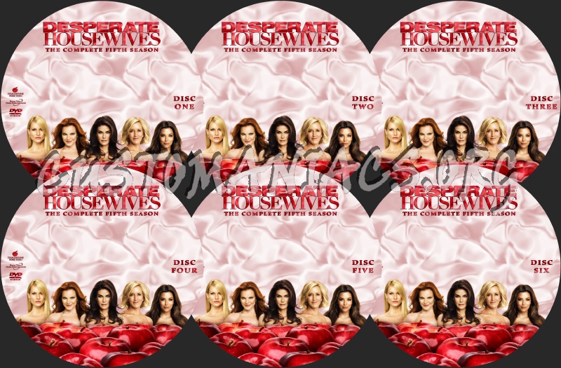 Desperate Housewives Complete Series dvd label