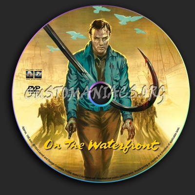 On the Waterfront dvd label