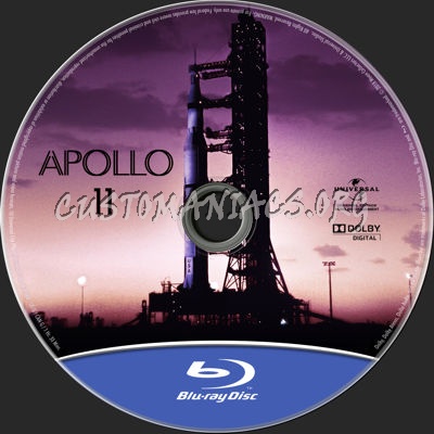 Apollo 11 (2019) blu-ray label