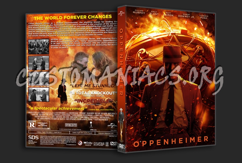 Oppenheimer (2023) dvd cover