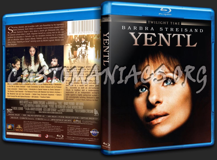 Yentl (1983) blu-ray cover