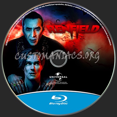 Renfield (2023) blu-ray label
