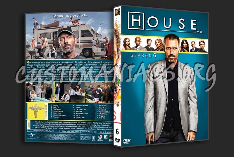 House M.D. - The Complete Series (spanning spine) dvd cover