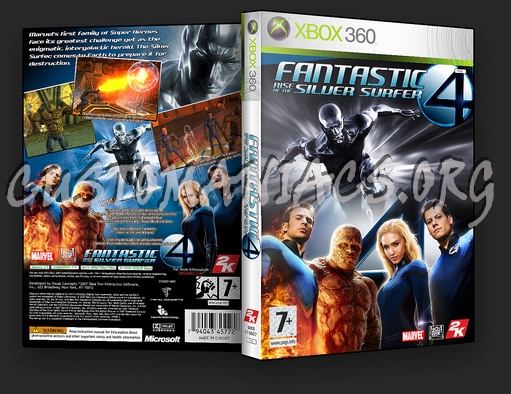 Fantastic Four Rise Of The Silver Surfer dvd cover