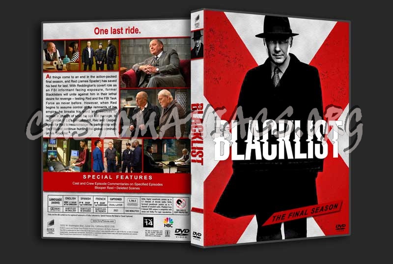 The Blacklist - Season 10 dvd cover