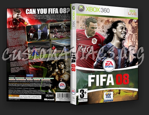 Fifa 08 dvd cover
