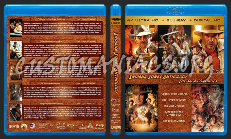 Indiana Jones Anthology (4K) blu-ray cover