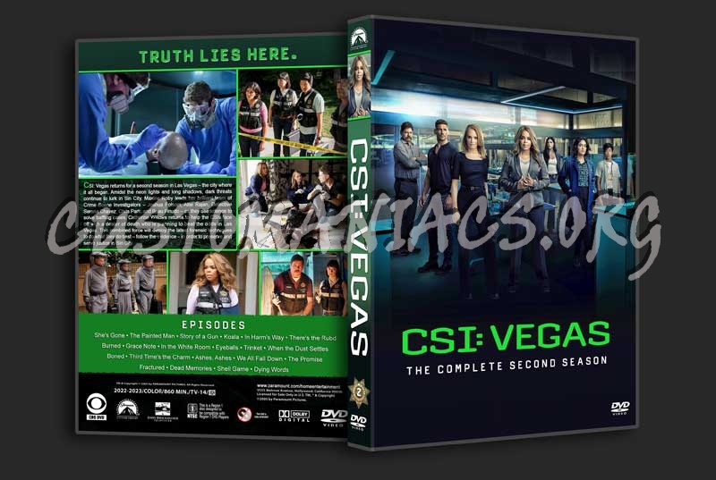CSI: Vegas - Season 2 dvd cover