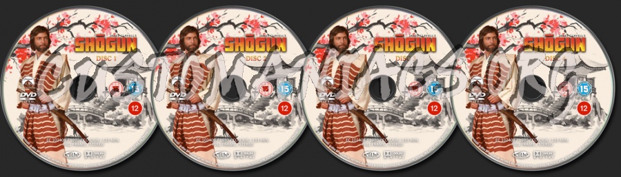Shogun (1980) dvd label