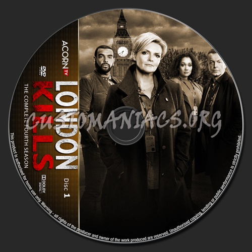 London Kills Season 4 dvd label