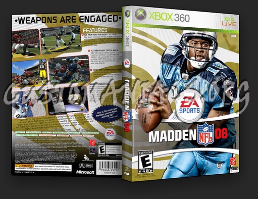 Madden 08 dvd cover