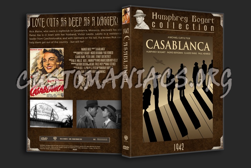 Humphrey Bogart Collection 45 Casablanca dvd cover
