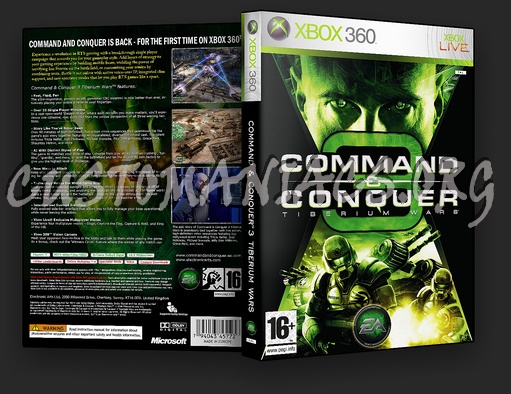Command & Conquer 3 Tiberium Wars dvd cover