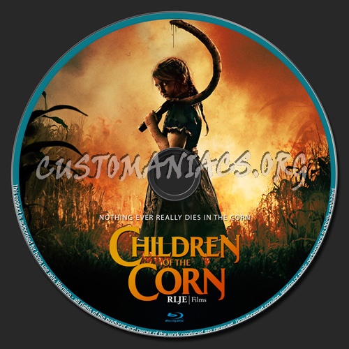 Children Of The Corn (2023) blu-ray label