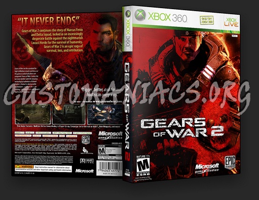 Gears Of War 2 dvd cover