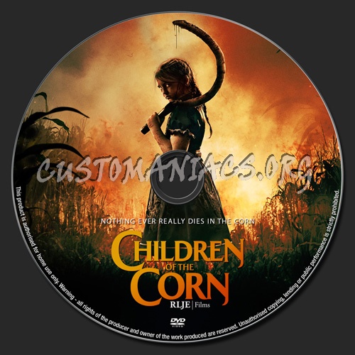 Children Of The Corn (2023) dvd label
