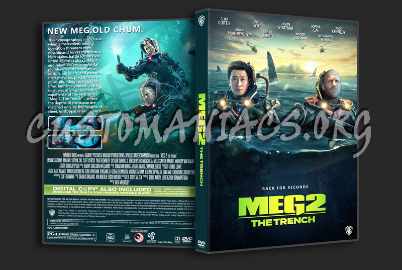 Meg 2 The Trench dvd cover
