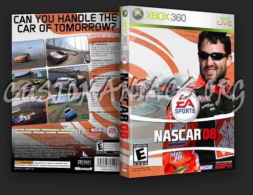 Nascar 08 dvd cover