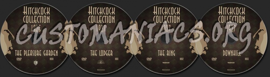 Hitchcock Collection: The Labels dvd label