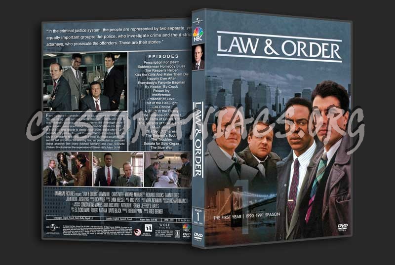 Law & Order - Seasons 1 - 22 dvd cover