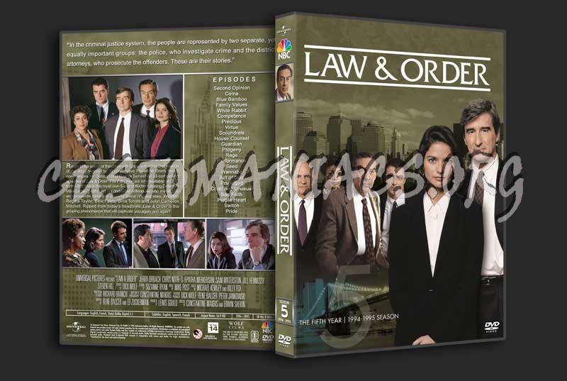 Law & Order - Seasons 1 - 22 dvd cover