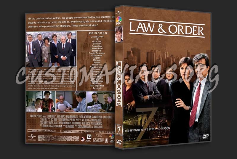 Law & Order - Seasons 1 - 22 dvd cover