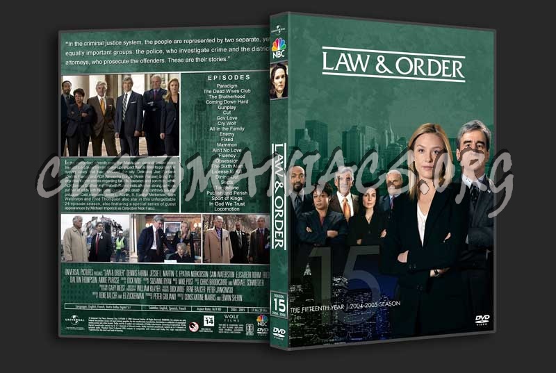 Law & Order - Seasons 1 - 22 dvd cover